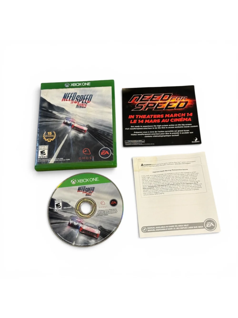 Electronic Arts Need for Speed Rivals Xbox One Video Game cib